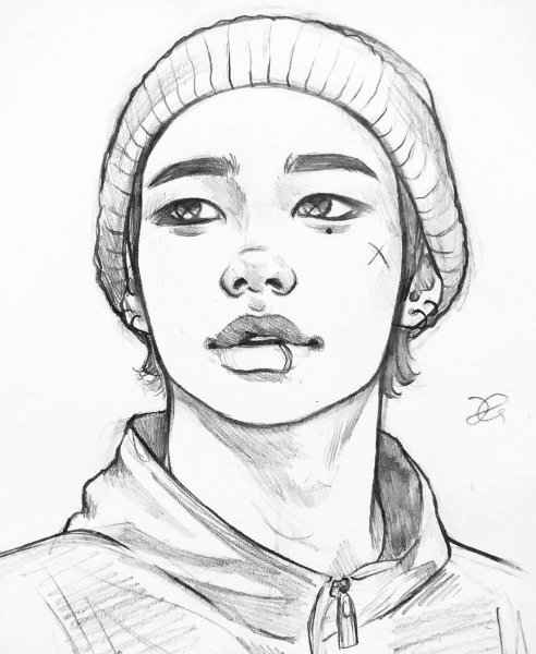 Stray Kids рисунок легкий