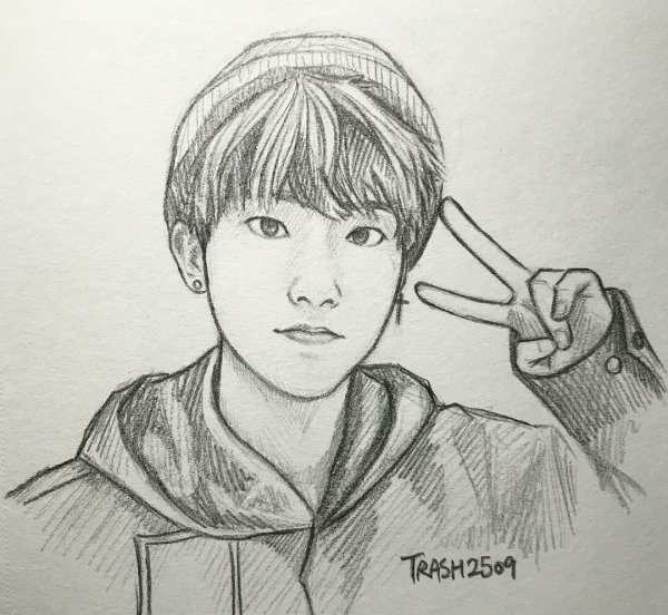 Феликс Stray Kids рисунок