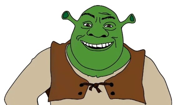 Шрек нарисовать