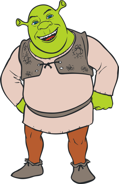 Шрек нарисовать