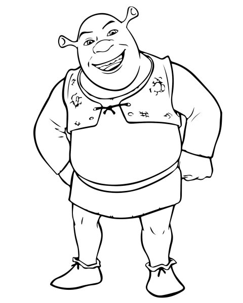 Шрек карандашом