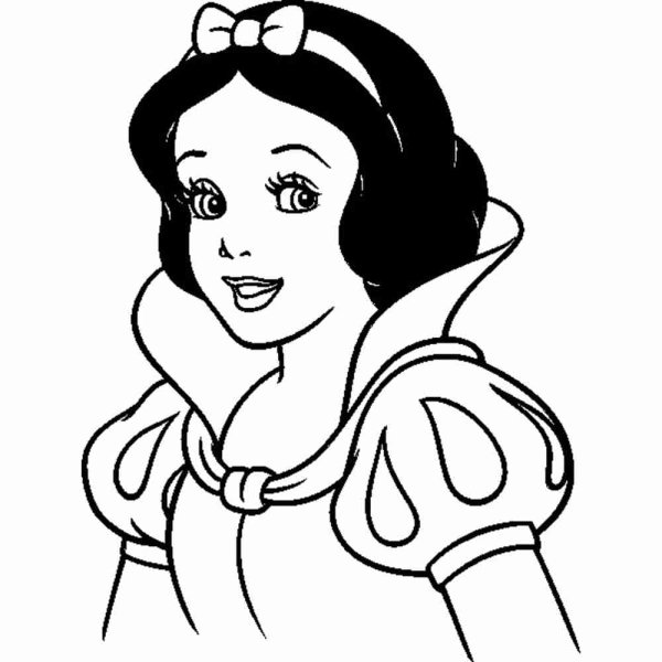 Белоснежка рисунок детский