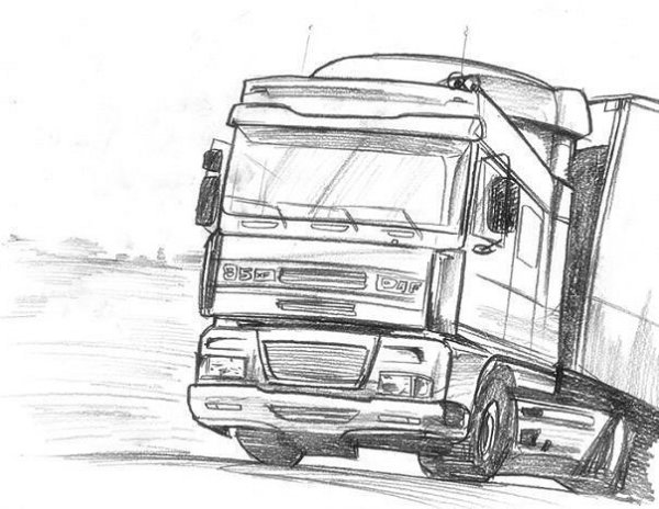 КАМАЗ 5490 раскраска