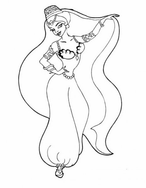 Шахерезада нарисовать