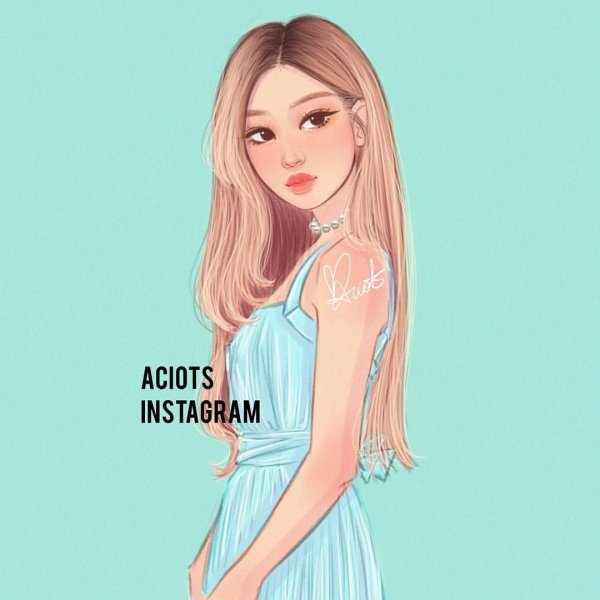 Рисунки Розе из блэкпинк