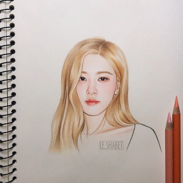 Rose BLACKPINK draw