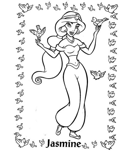 Восточная танцовщица раскраска