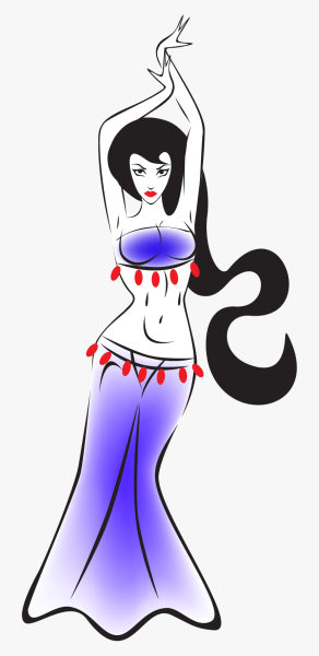 Восточная красавица мультяшная