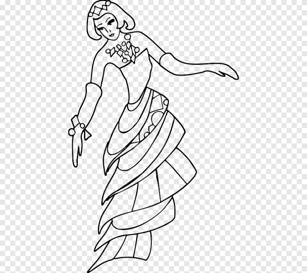 Эсмеральда раскраска