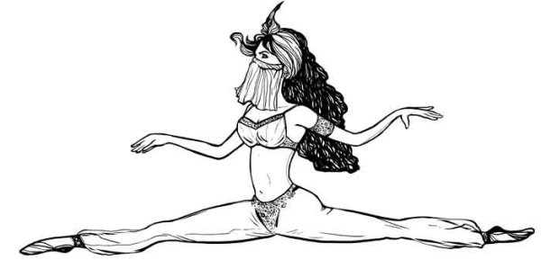 Раскраска танец живота