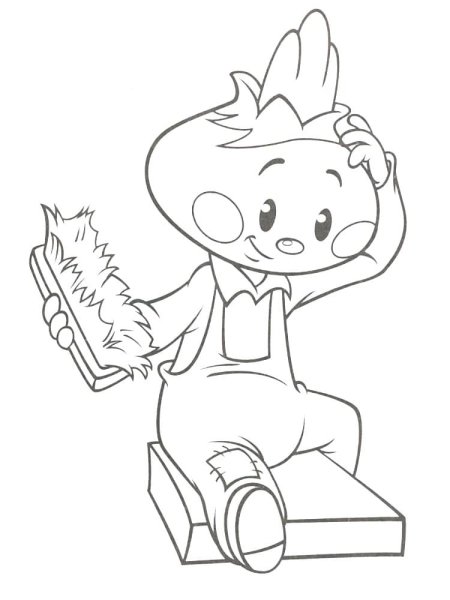 Чиполлино. Раскраска