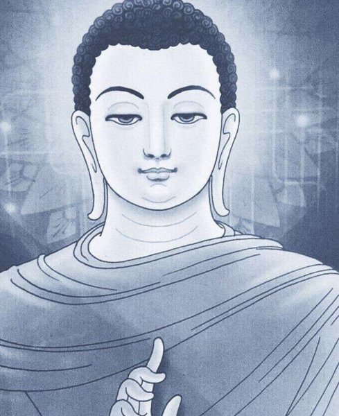Будда рисунок легкий