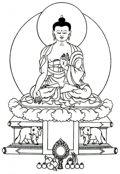 Будда Шакьямуни древнее изображение
