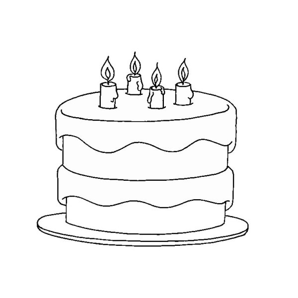 Торт карандашом