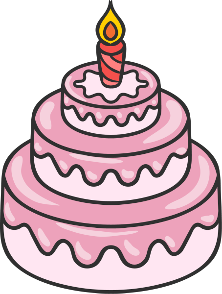 Торт карандашом