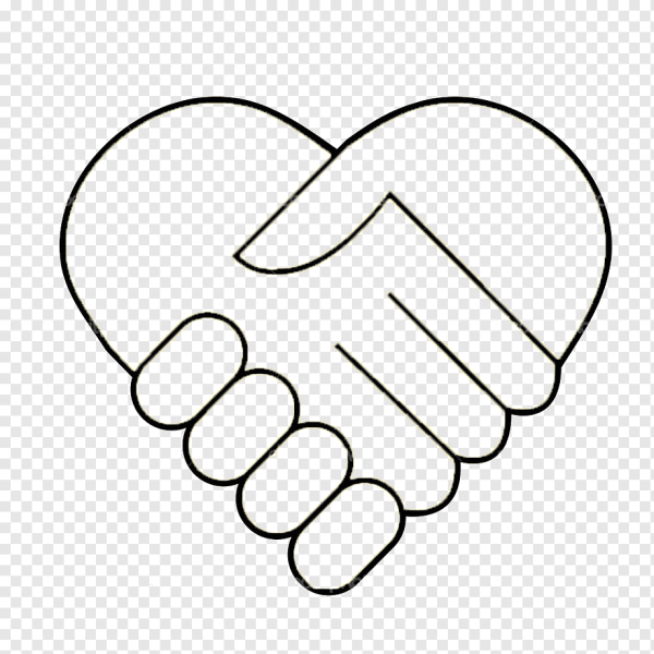 Символ дружбы рукопожатие