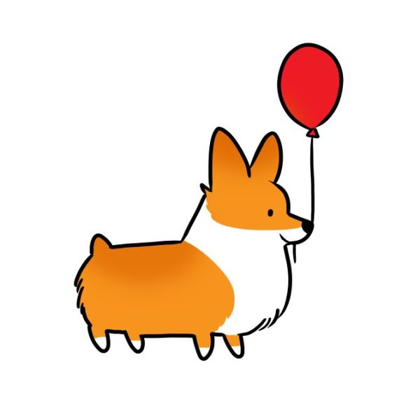 Корги НАРИСОНАВА