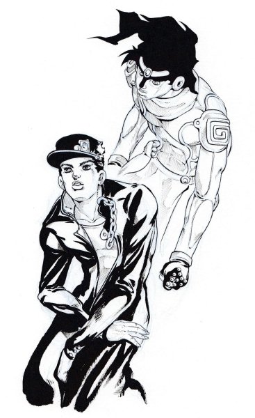 Джотаро Куджо арт Араки