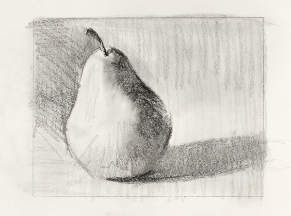 Рисунки серым карандашом