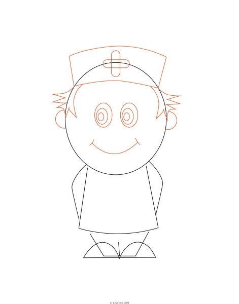 Доктор раскраска для детей