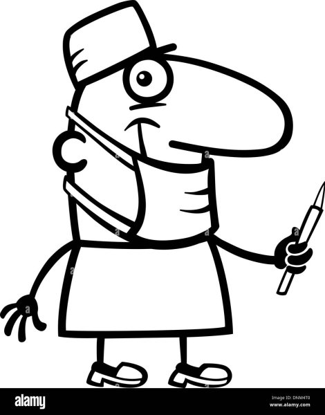 Раскраска медсестра