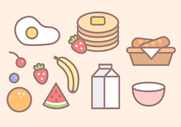 Завтрак карандашом