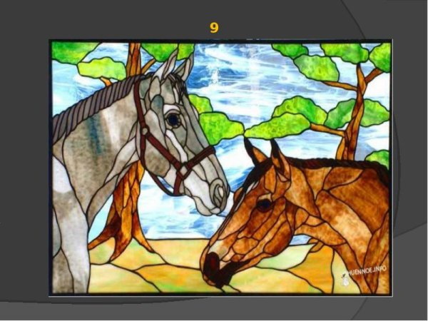 Монументальная живопись витраж