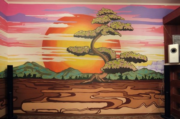 Живописный витраж