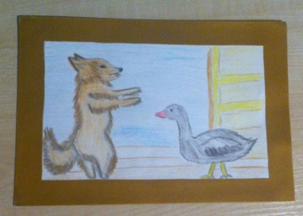 Иллюстрация к рассказу Чехова каштанка карандашом