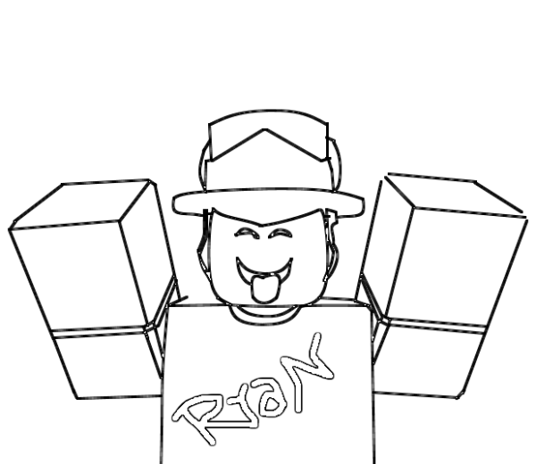 Раскраска РОБЛОКС