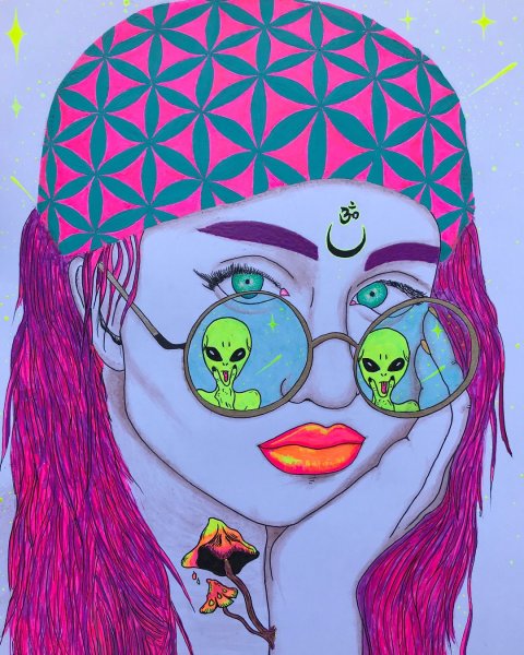 Рисунки хиппи инди КИД