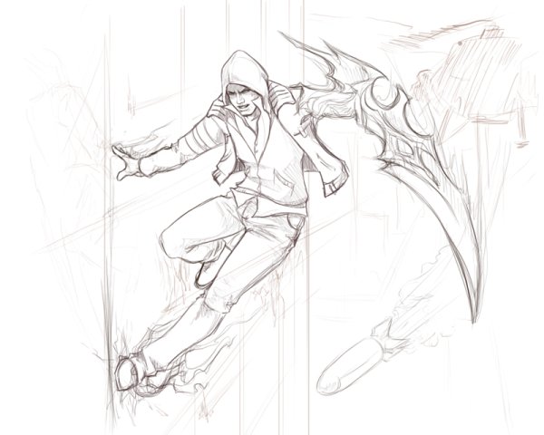 Алекс Мерсер прототип раскраска