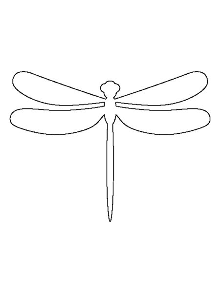 Трафарет бабочки и Стрекозы