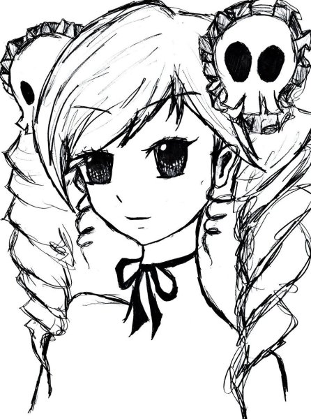 Готические рисунки карандашом для начинающих