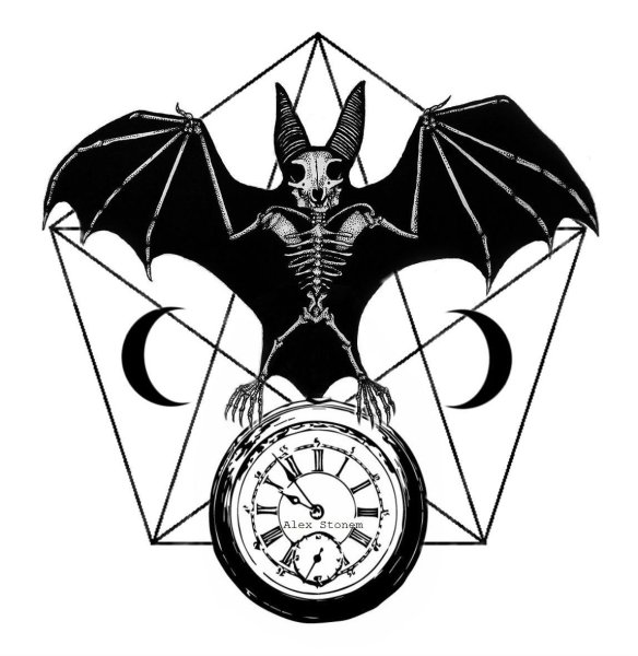 Лёгкие рисунки в стиле гот