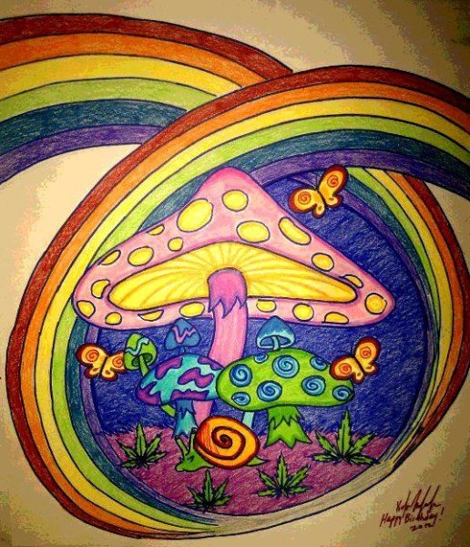 Распечатки хиппи