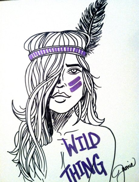 Рисунки хиппи инди КИД