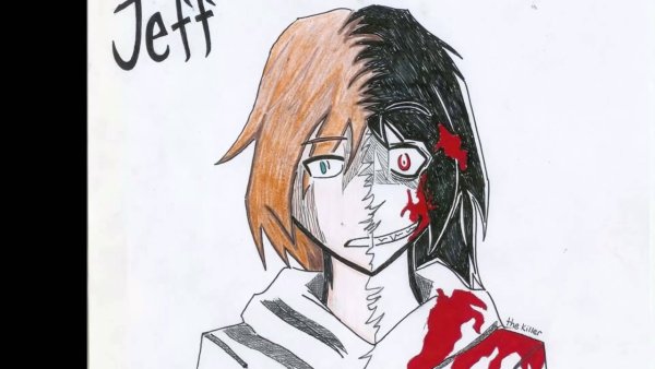 Рисунки крипипаста Джефф