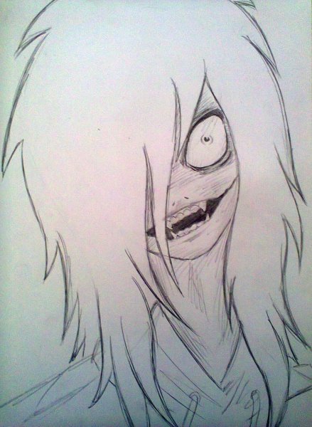 Раскраски крипипаста Джефф