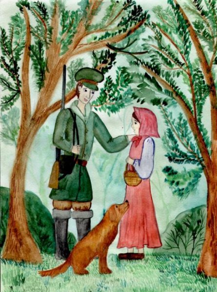 Барышня рисунок карандашом