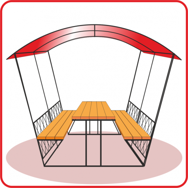 Беседка для школы