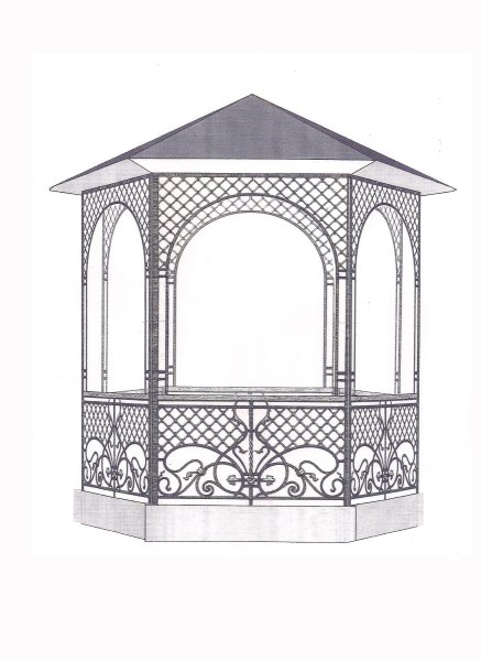 Эскиз беседки