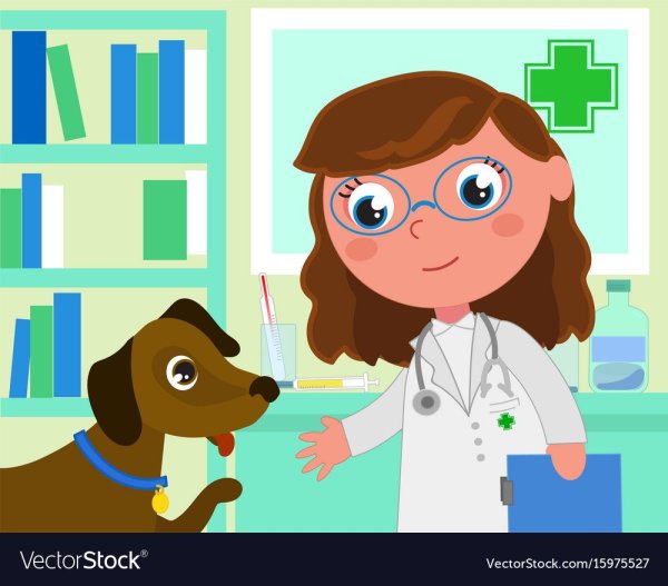 Профессия ветеринар раскраска