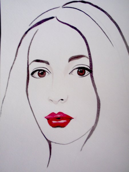 Портрет мамы карандашом для начинающих