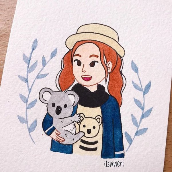 Рисунки в стиле itsvivieri