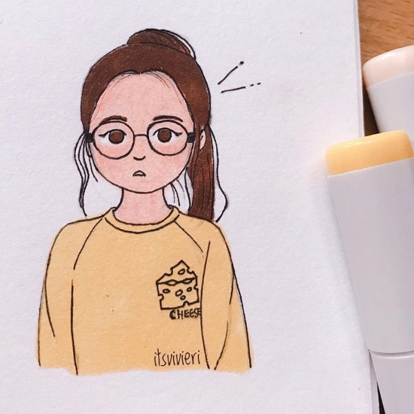 Рисунки itsvivieri девочки