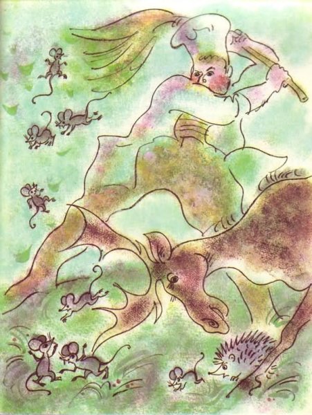 Рисунок к балладе Лесной царь