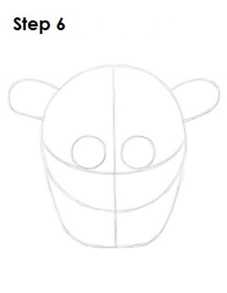 Мишка Фредди срисовать