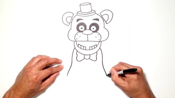Учиться рисовать Фредди