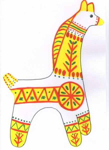 Роспись филимоновской игрушки роспись филимоновской игрушки